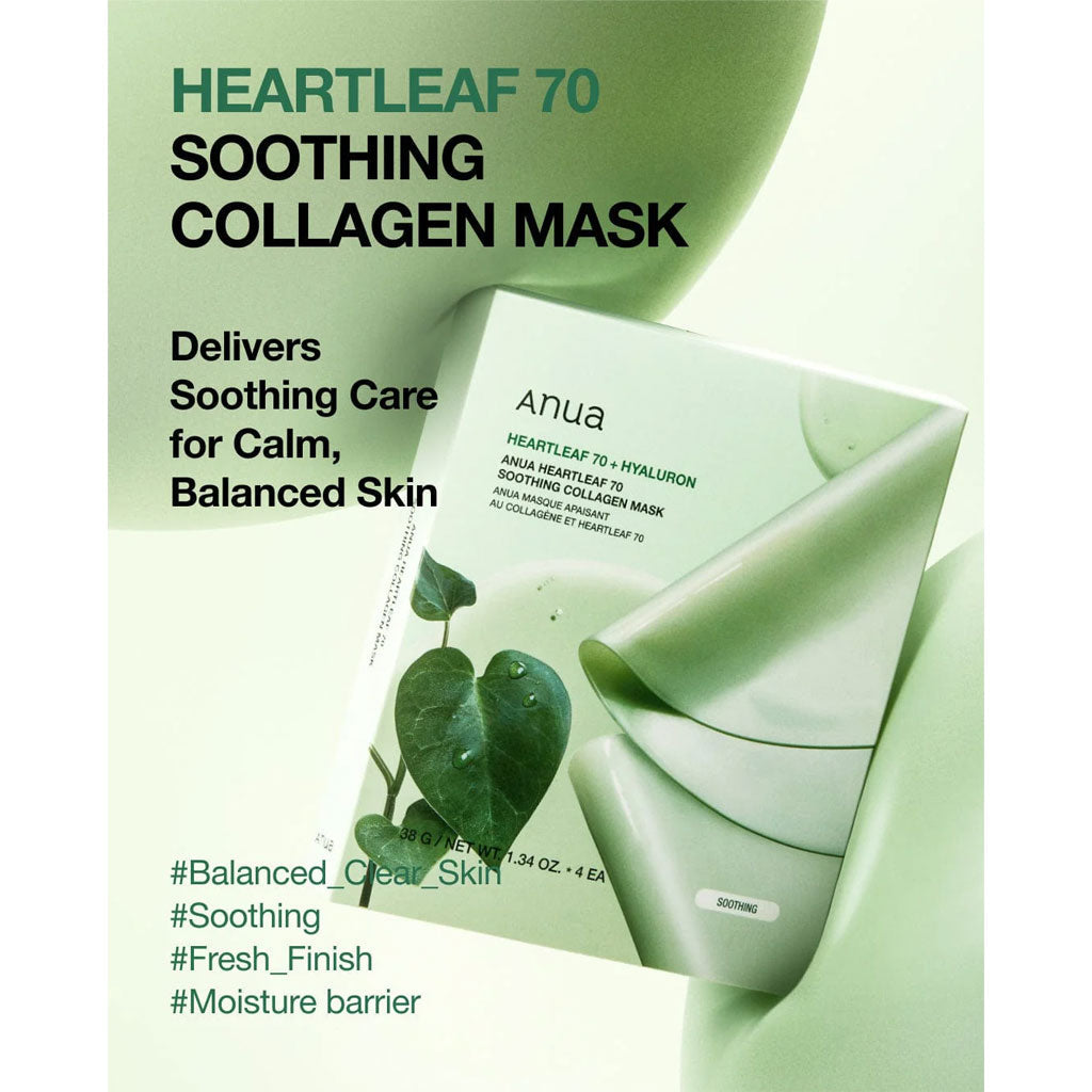 [ANUA] Heartleaf 70 Soothing Collagen Mask