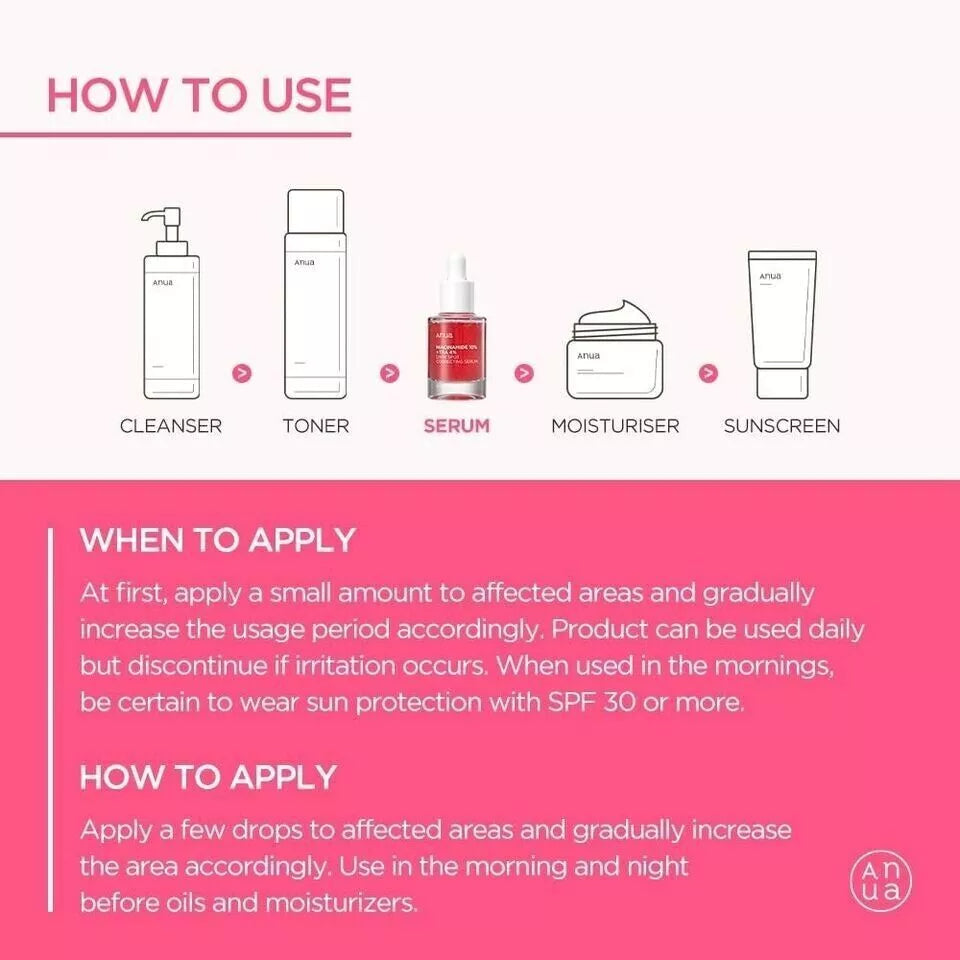 [ANUA] Niacinamide 10% + TXA 4% Serum