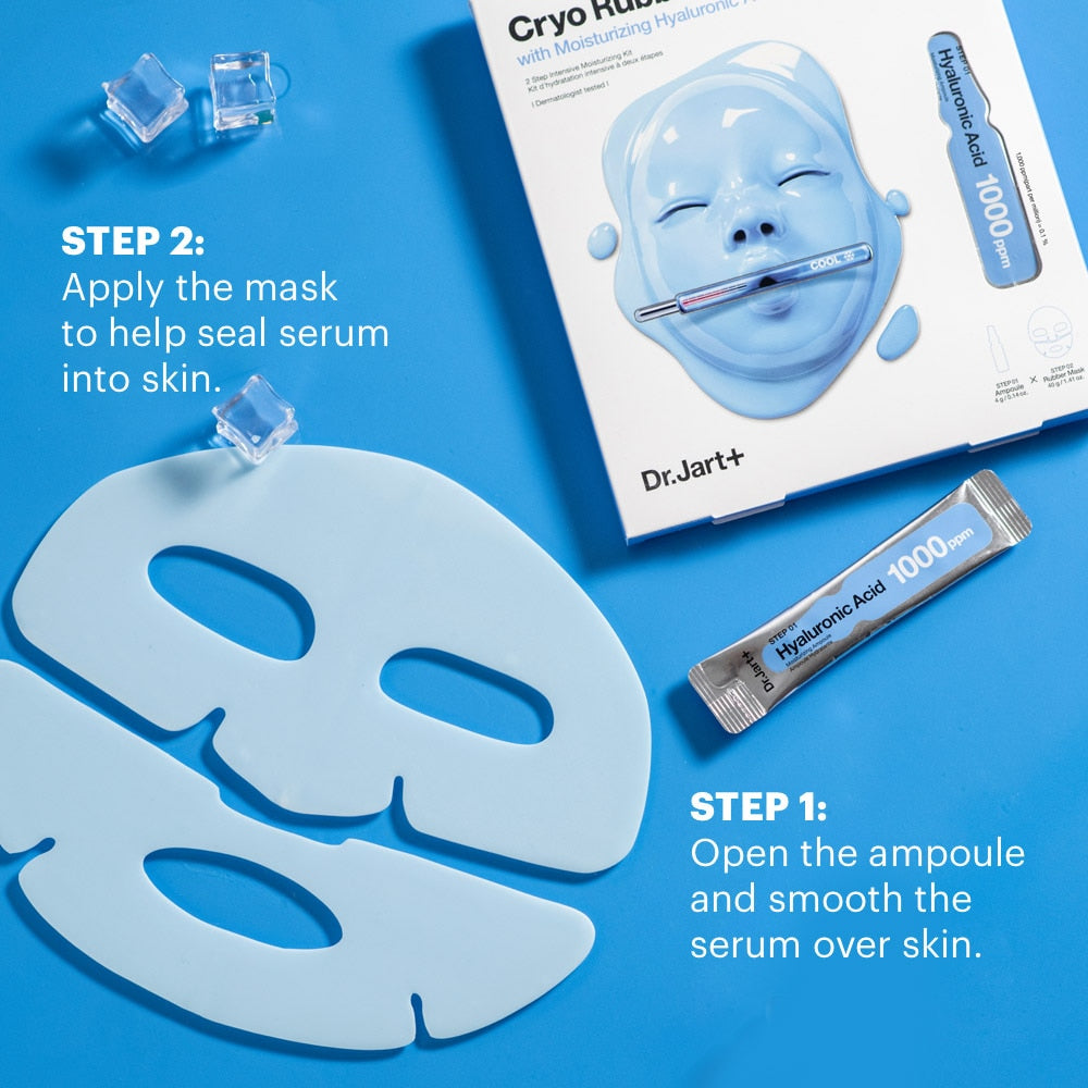 [DR. JART+] Cryo rubber face mask with moisturizing hyaluronic acid