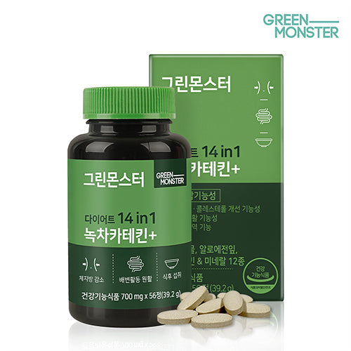 [GREEN MONSTER] Diet 14 in 1 Catechin+ (550mg*28 tablets)