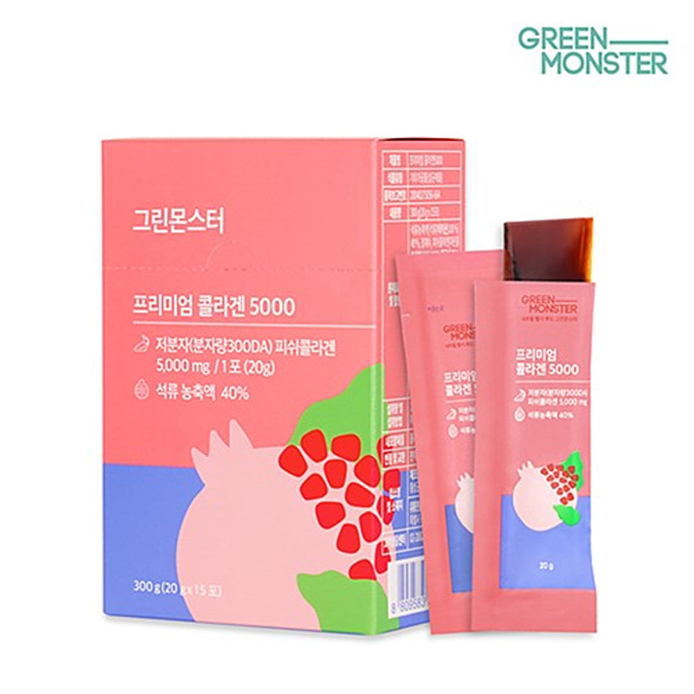 [GREEN MONSTER] Premium Collagen 5000 (20g x 15ea)