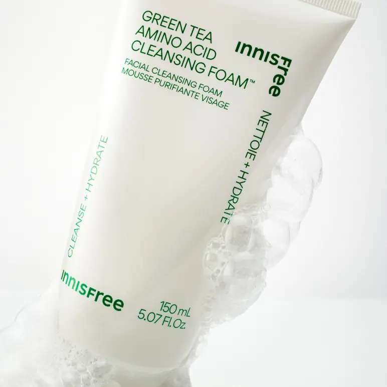 [INNISFREE] Green Tea  Amino Hydrating Cleansing Foam