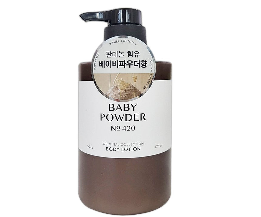 [HAPPY BATH] Body Lotion Baby powder no 420