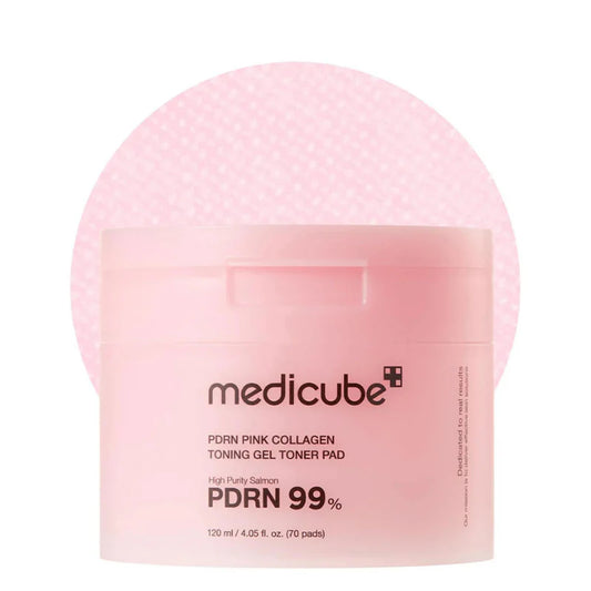 [MEDICUBE] PDRN Pink Collagen Toning Gel Toner Pad