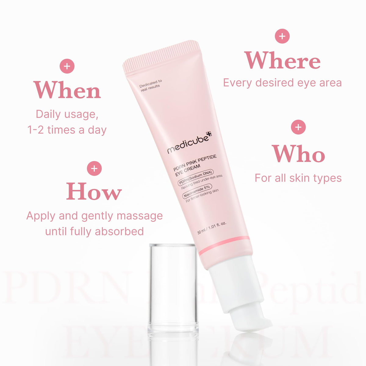 [MEDICUBE] PDRN Pink Peptide Eye Cream