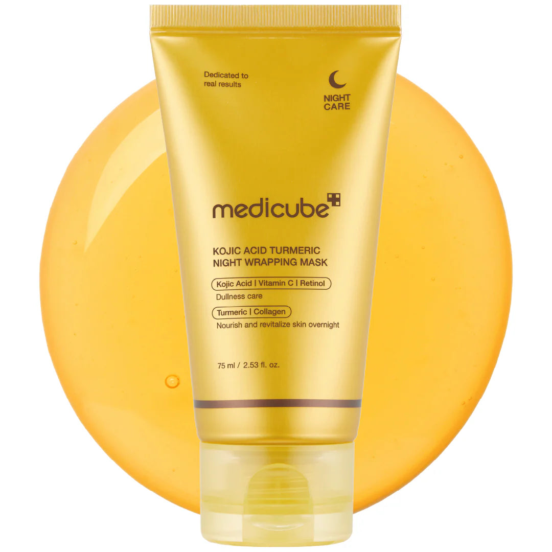 [MEDICUBE] Kojic Acid Turmeric Night Wrapping Mask