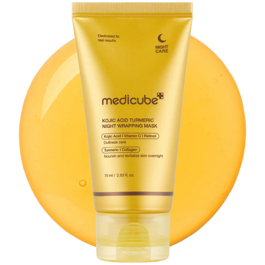 [MEDICUBE] Kojic Acid Turmeric Night Wrapping Mask