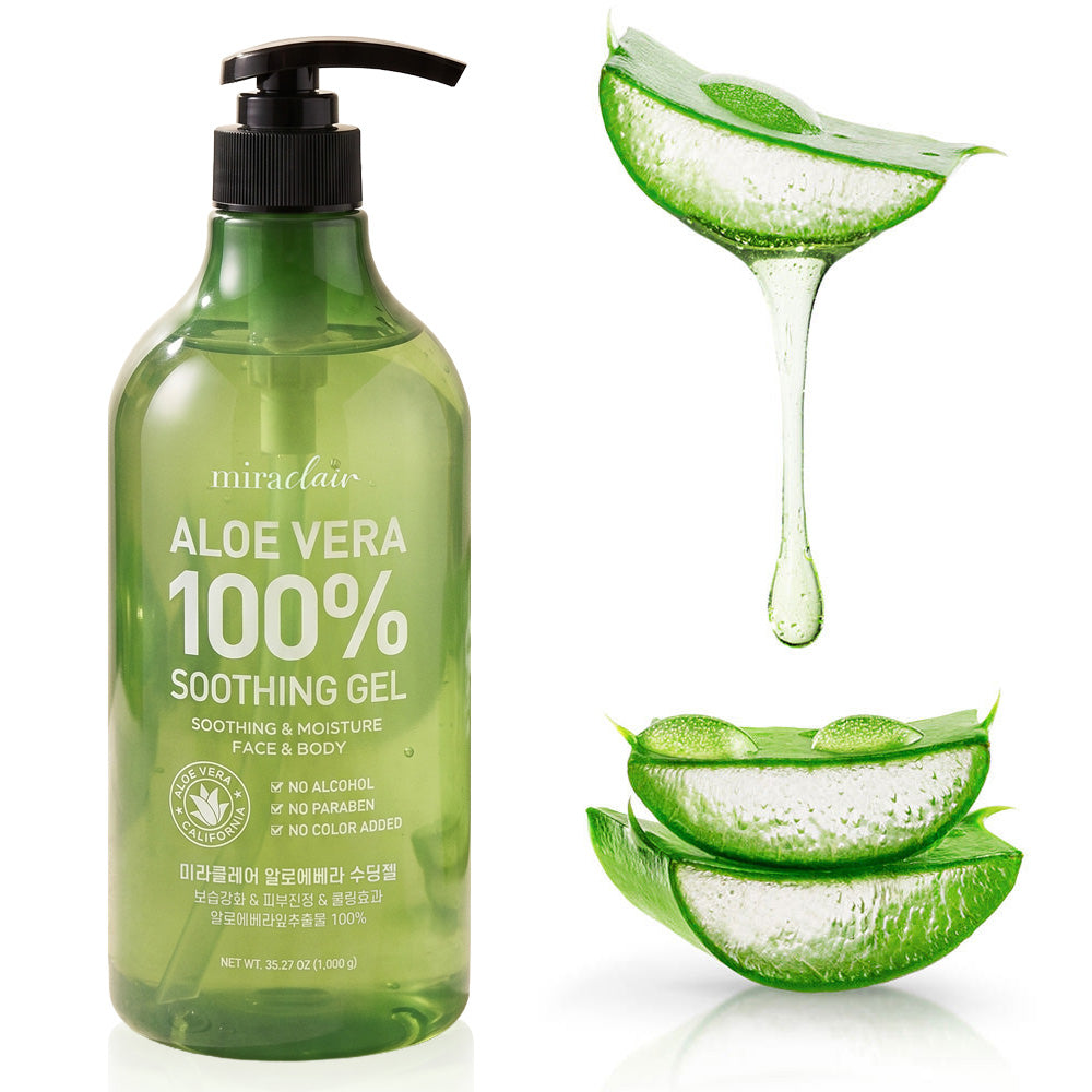 [MIRACLE CLAIRE] 100% Pure Aloe Vera Soothing Gel