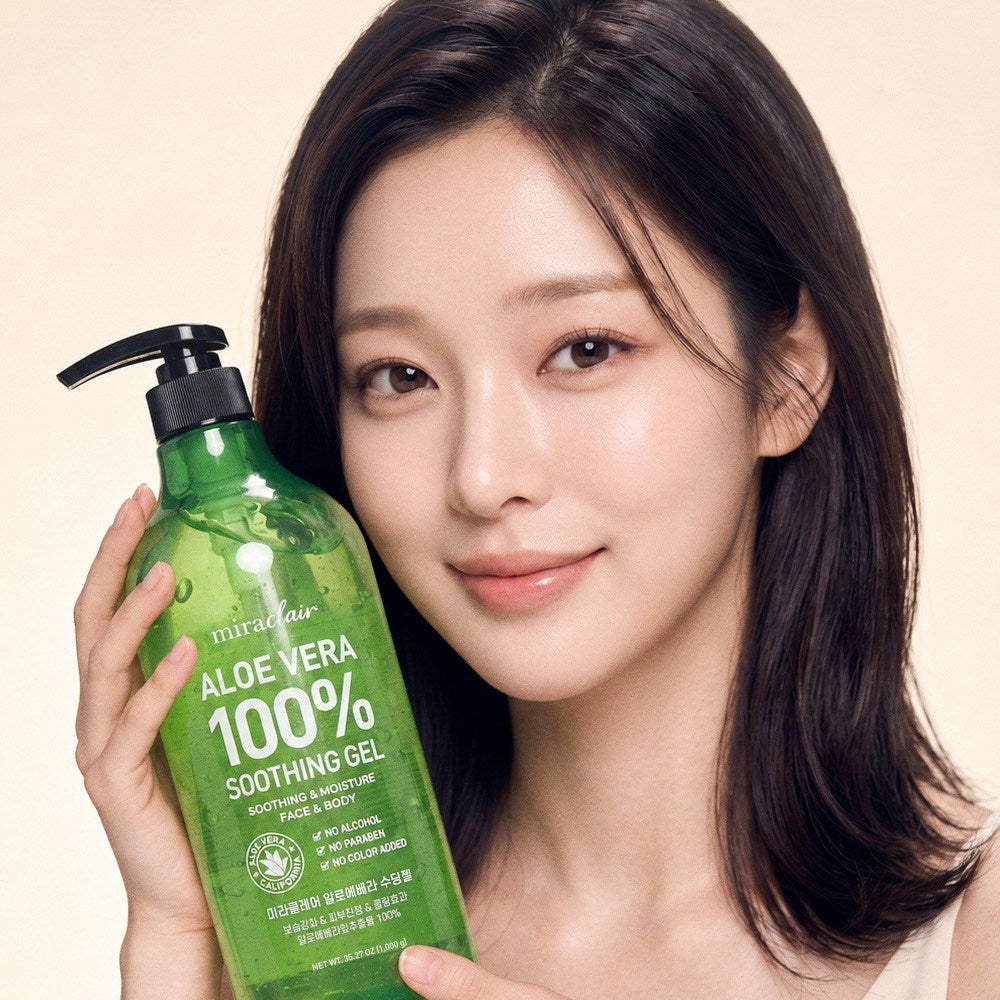 [MIRACLE CLAIRE] 100% Pure Aloe Vera Soothing Gel
