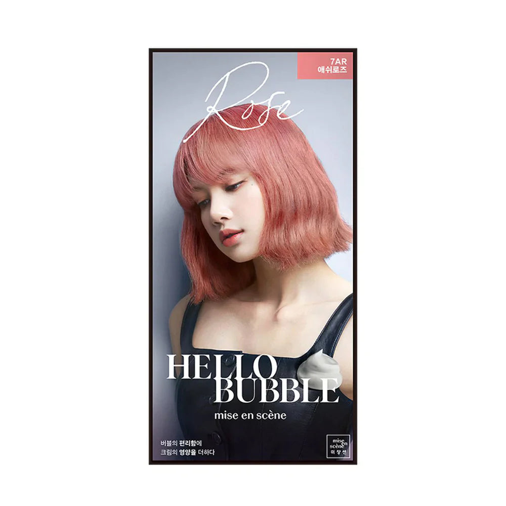 [MISE EN SCENE] Hello Bubble Hair Foam Color - 7AR Ash Rose