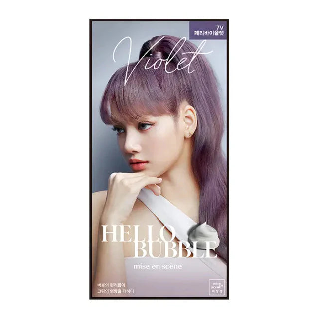 [MISE EN SCENE] Hello Bubble Hair Foam Color - 7V Peri Violet