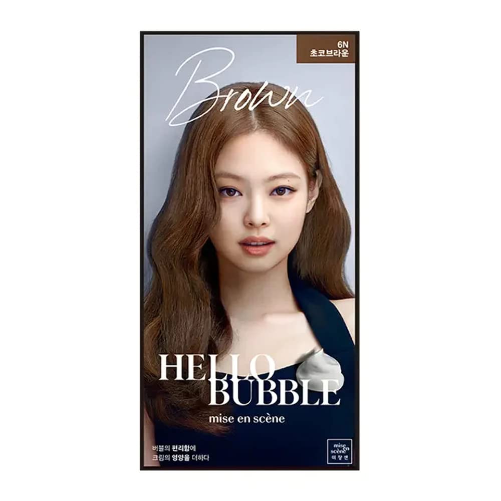 [MISE EN SCENE] Hello Bubble Hair Foam Color - Choco Brown 6N