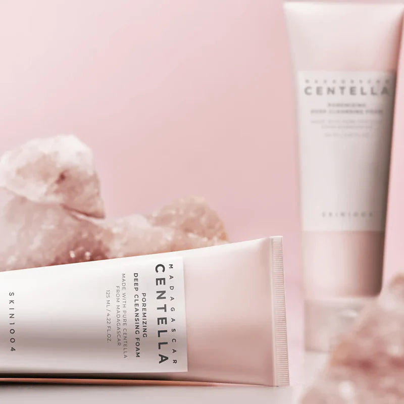 SKIN1004 Poremizing Deep Cleansing Foam pink salt texture

Best deep cleanser for enlarged pores and oily skin