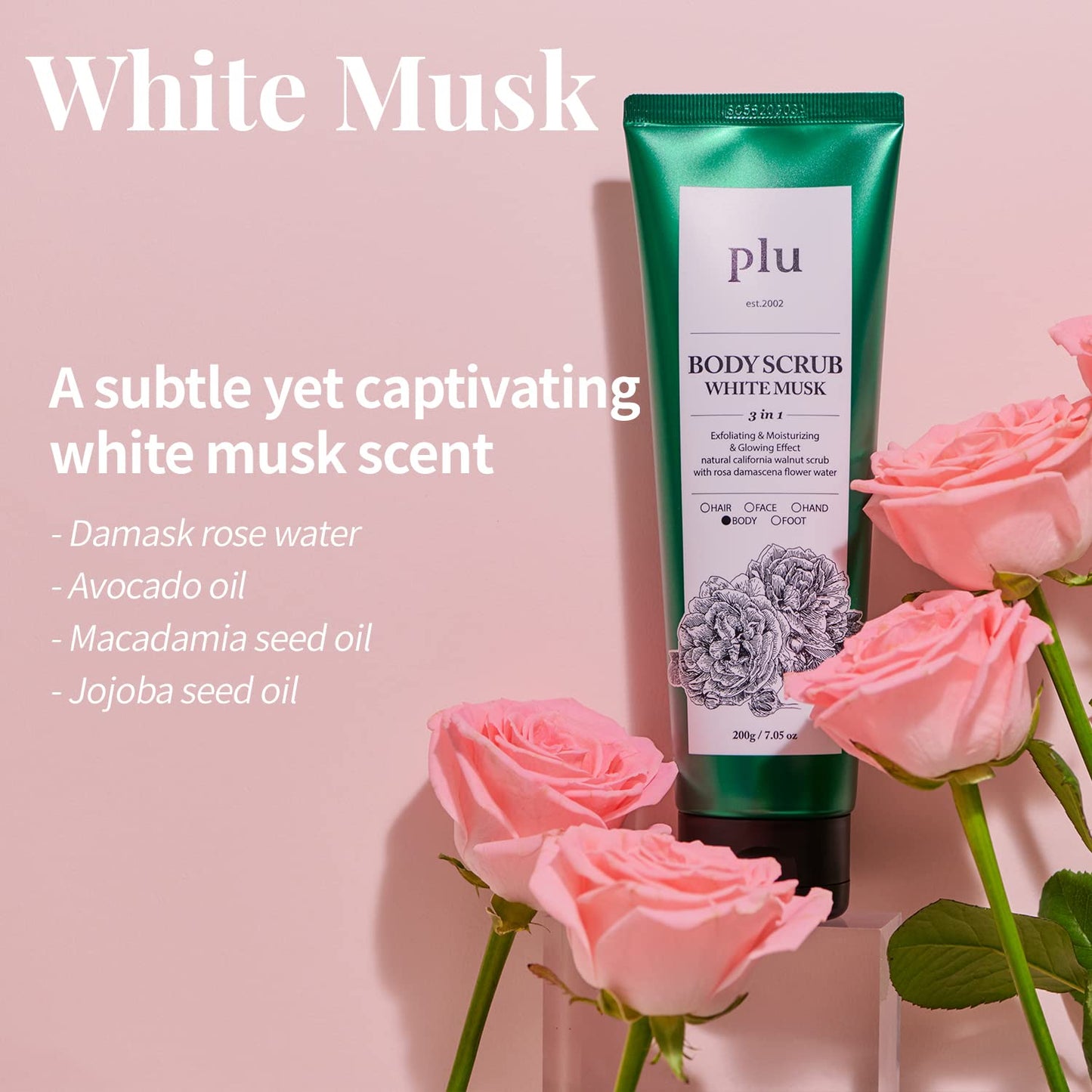 [PLU] Body Scrub White musk